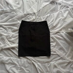 Isaac Mizrahi Pinstriped Mini Skirt